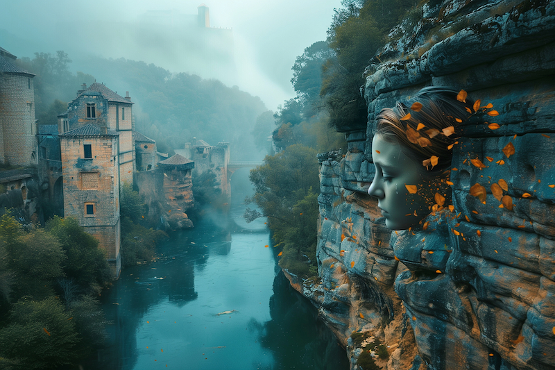 Image de l'Aveyron créée avec une intelligence artificielle, Midjourney, i-aveyron.fr
