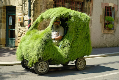 Mobilité verte, image de l'Aveyron créée avec une intelligence artificielle, Midjourney, i-aveyron.fr