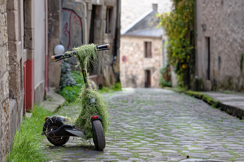 Mobilité verte, image de l'Aveyron créée avec une intelligence artificielle, Midjourney, i-aveyron.fr