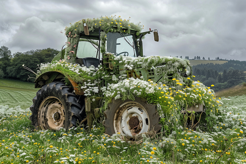 Mobilité verte, image de l'Aveyron créée avec une intelligence artificielle, Midjourney, i-aveyron.fr