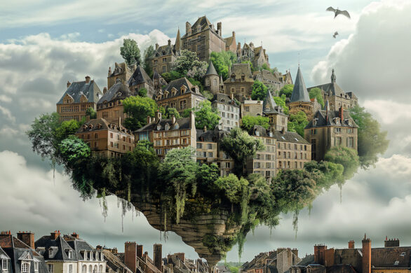 Image de l'Aveyron créée avec une intelligence artificielle, Midjourney, i-aveyron.fr