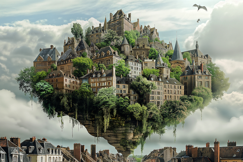 Image de l'Aveyron créée avec une intelligence artificielle, Midjourney, i-aveyron.fr