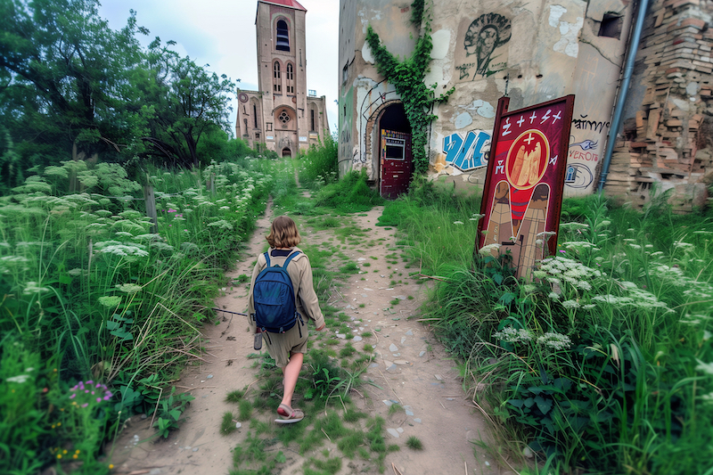 Image de l'Aveyron créée avec une intelligence artificielle, Midjourney, i-aveyron.fr