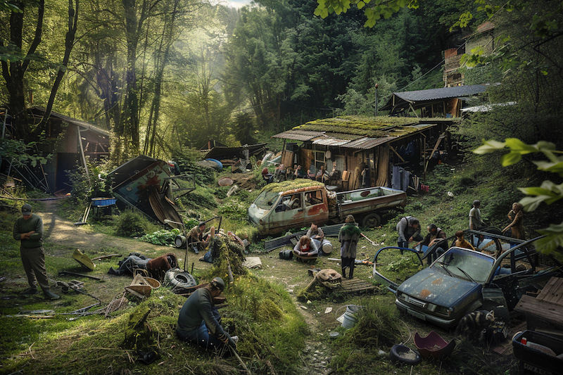 Image de l'Aveyron créée avec une intelligence artificielle, Midjourney, i-aveyron.fr